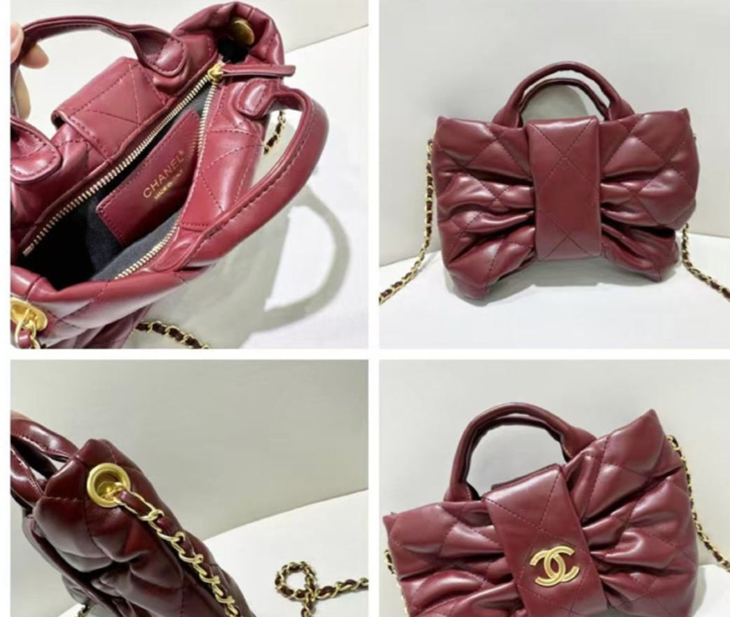 Chanel mini bow bag